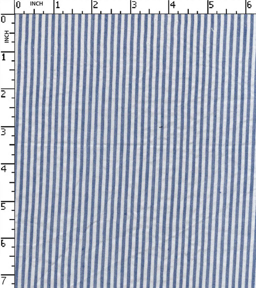 100% Cotton Yarn Dyed Seersucker 2Mm Stripe
