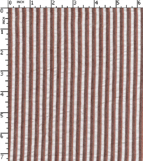 100% Cotton Yarn Dyed Seersucker Thin Thick Stripe