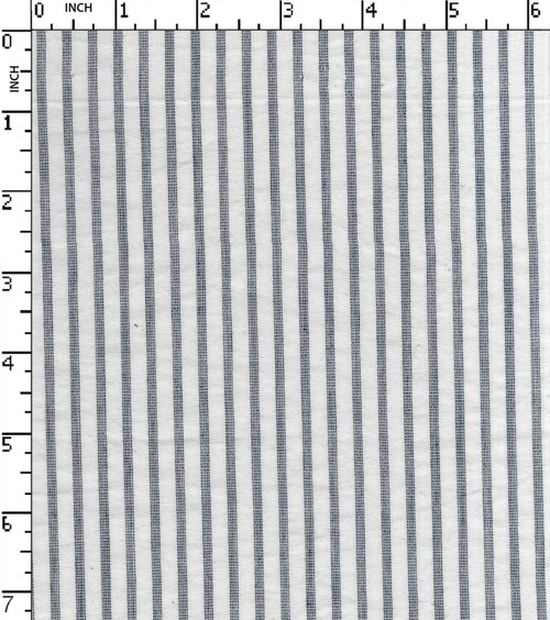 100% Cotton Yarn Dyed Seersucker Thin Thick Stripe