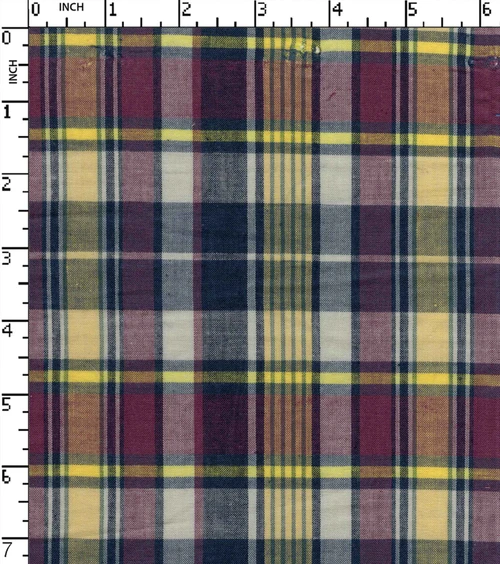 100% Cotton Yarn Dyed Plain Big Check