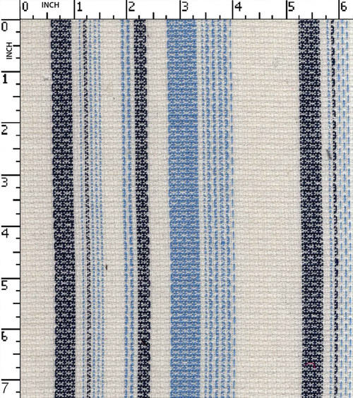 Cotton Polyester Yarn Dyed Dobby Thin Thick Stripe