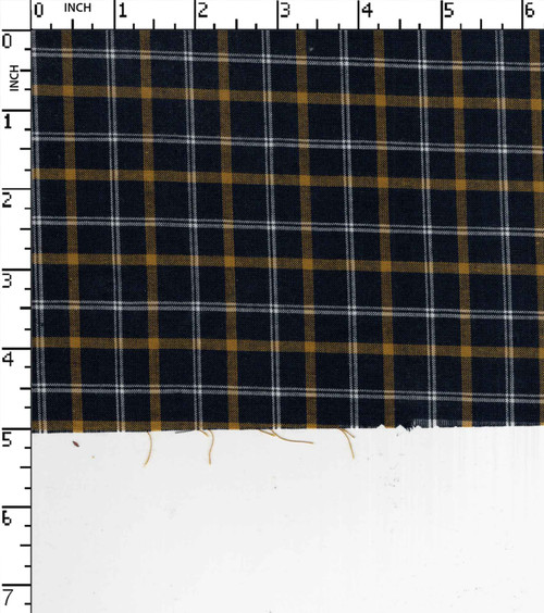 Cotton Polyester Yarn Dyed Plain Small Check