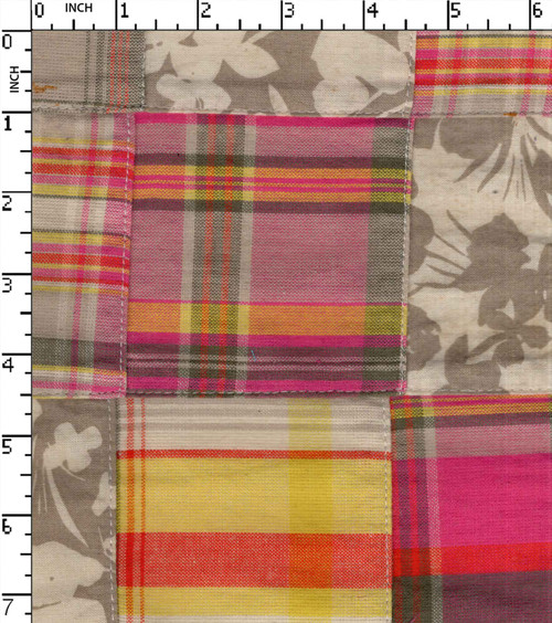 100% Cotton Yarn Dyed Plain Patchwork