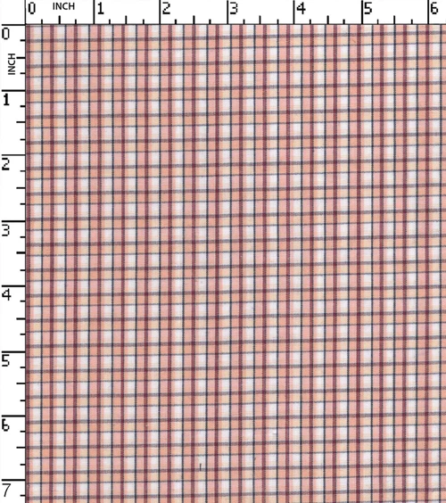 100% Cotton Yarn Dyed Plain Small Check