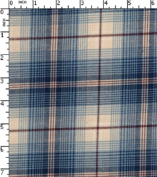 100% Cotton Yarn Dyed Twill Big Check
