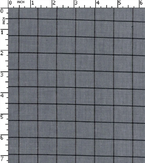 100% Cotton Yarn Dyed Plain Small Check