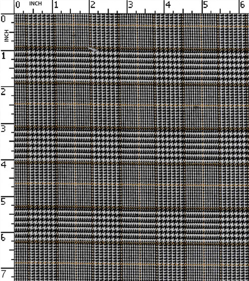 64% Polyester 34% Viscose 2% Lycra Yarn Dyed Houndstooth Bottom