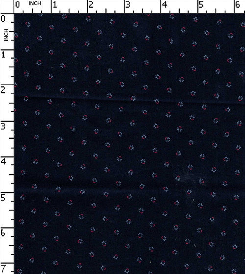 100% Cotton Printed Twill Ditsy Floral