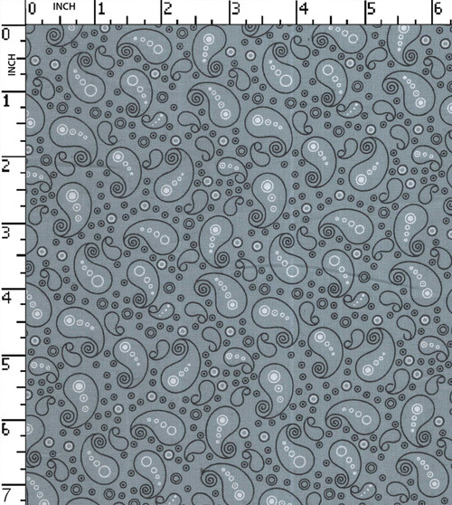 100% Cotton Printed Plain Paisley