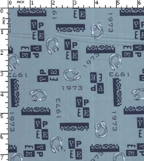 100% Cotton Printed Plain Typography