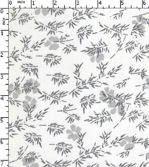 100% Cotton Printed Plain Bamboo Leaf
