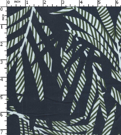 100% Cotton Printed Plain Art Leaf
