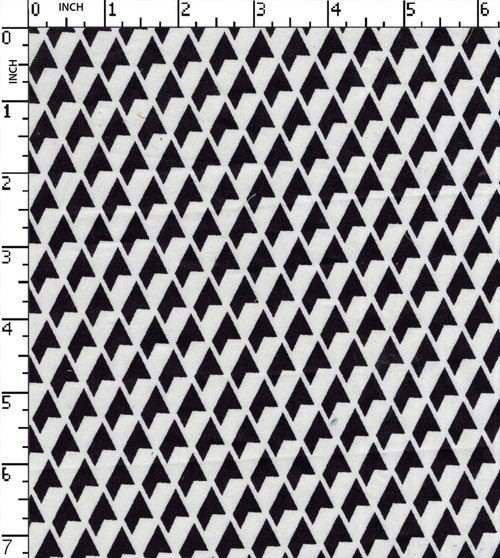 100% Cotton Printed Satin Geometric Arrow