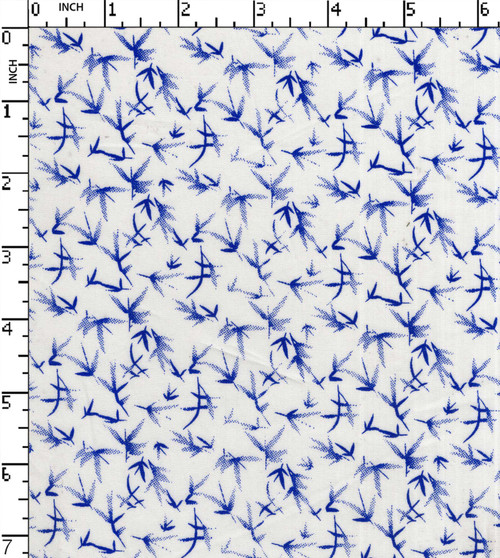 100% Cotton Printed Twill Bamboo Leaf