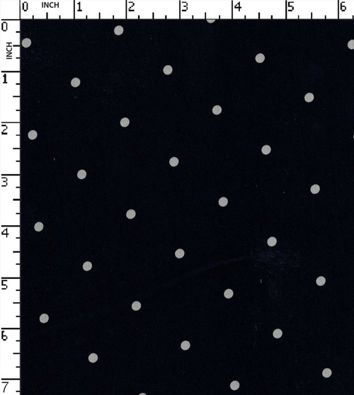 100% Cotton Printed Satin Dot