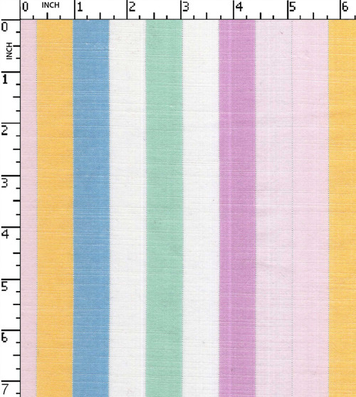 Cotton Polyester Lurex Yarn Dyed Plain 1.5Cm Stripe