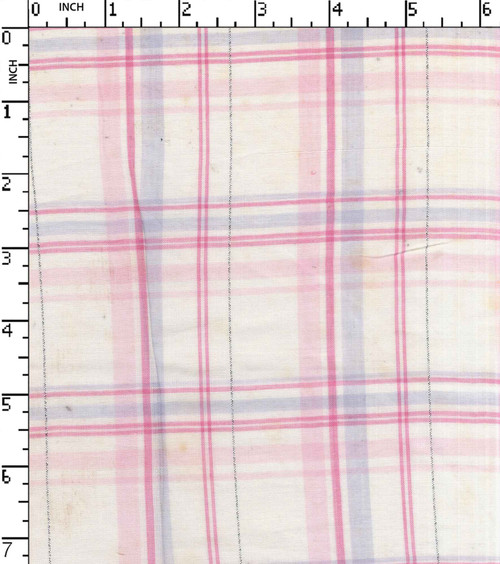 Cotton Lurex Yarn Dyed Plain Big Check