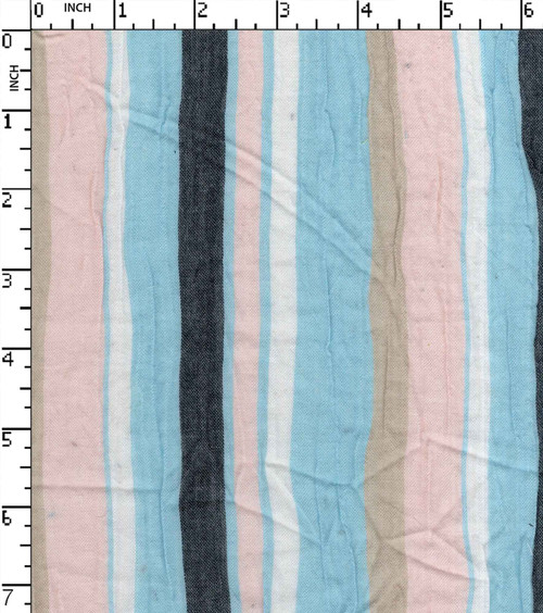 100% Cotton Yarn Dyed Plain Thin Thick Stripe