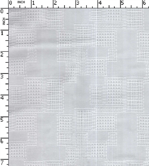 Cotton Polyester  Bleached Jacquard Abstract