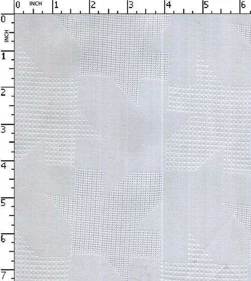 Cotton Polyester  Bleached Jacquard Abstract
