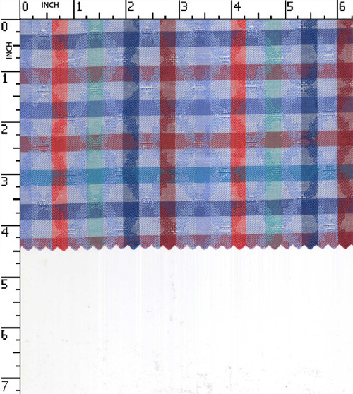 Cotton Polyester Yarn Dyed Jacquard Small Check