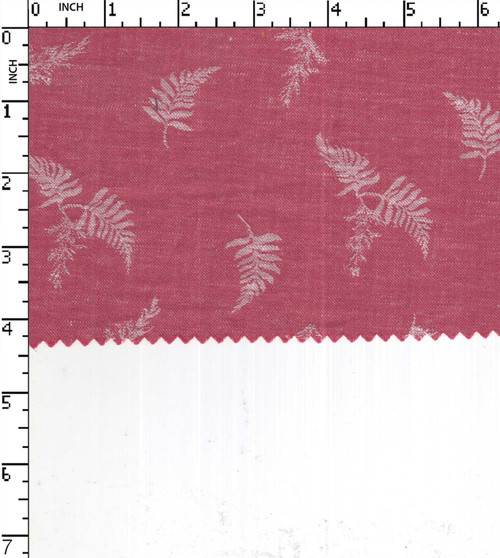 100% Cotton Yarn Dyed Jacquard Leaf