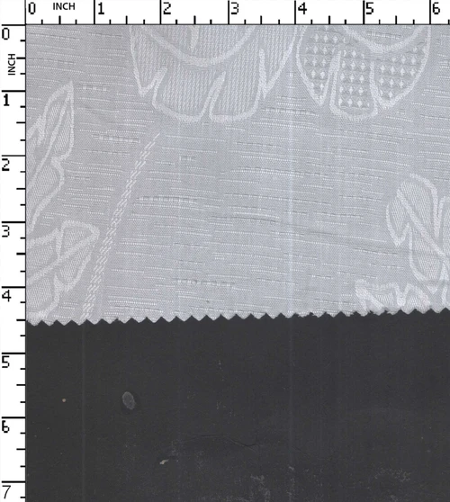 100% Cotton Bleached Jacquard Abstract
