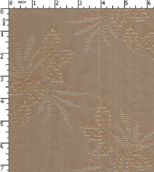 Cotton Polyester Yarn Dyed Jacquard Floral