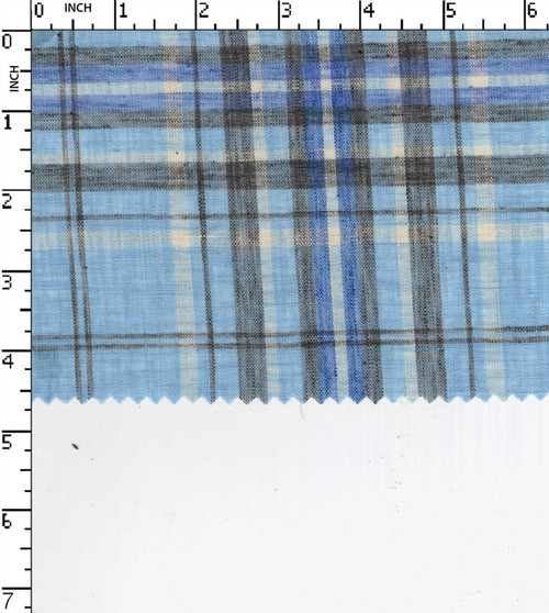 Cotton Polyester Yarn Dyed Plain Big Check