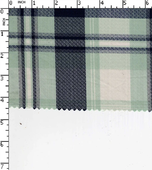 Cotton Polyester Yarn Dyed Dobby Big Check
