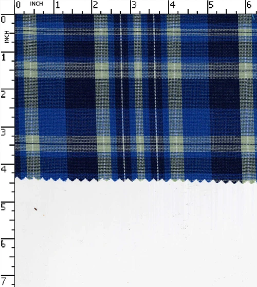 Cotton Polyester Yarn Dyed Dobby Big Check