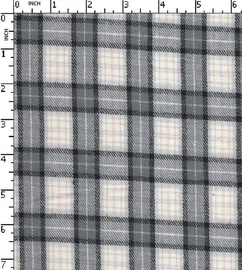 100% Cotton Yarn Dyed Twill Big Check