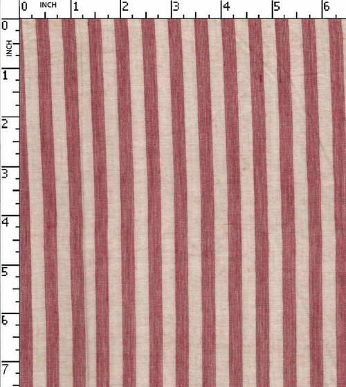 100% Cotton Yarn Dyed Plain Candy Stripe Maroon/Beige   Gsm-52 Shs-10809-Ia