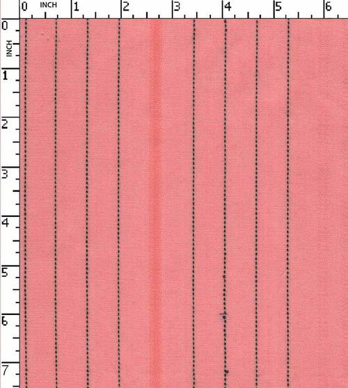 100% Cotton Yarn Dyed Dobby Stitching Stripe Peach/Black/White/Red   Gsm-113 Shs-10061-Ia