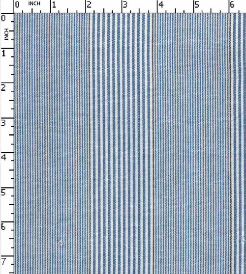 100% Cotton Yarn Dyrd Plain Ticking Stripe Blue/White/Black   Gsm-109 Jec-Je6051-Ja