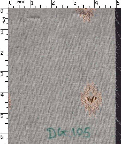 100% Cotton Greige Dobby Ikkat Cut Butta Gold Lurex   Gsm-66 Akt-Dg105-Ka