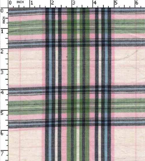100% Cotton Yarn Dyed Plain Big Check White/Green/Navy/Pink/Skyblue   Gsm-103 Jec-Je12250-Ka
