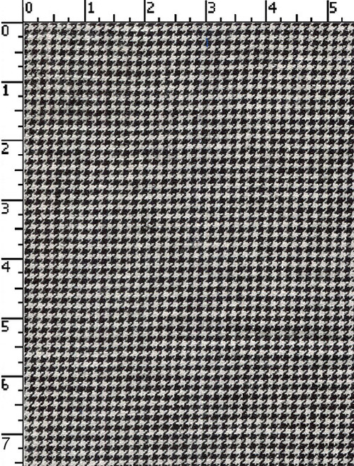 Small Houndstooth Fabric 50% Cotton 50% Linen 15X15-56X48 Efi Y2T00024