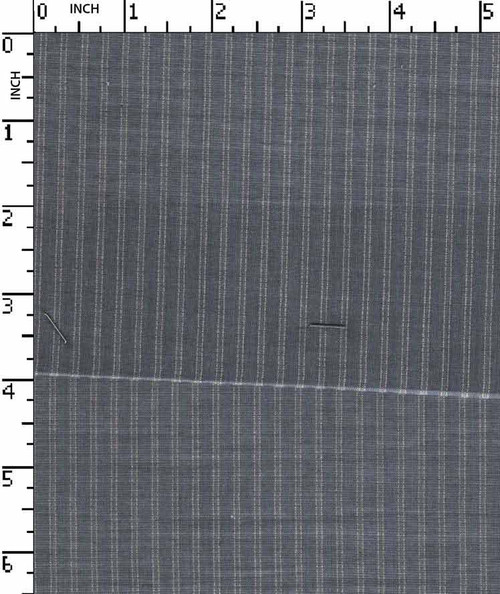 100% Cotton Yarn Dyed Plain Ticking Stripe Charcoal/White   Gsm-100 Mif-666-Bb