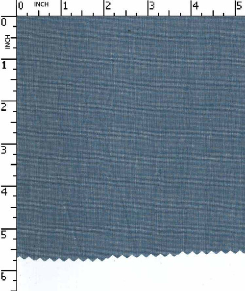 100% Cotton Yarn Dyed Plain Filafil Steel Blue/White Peach  Gsm-129 Mif-4667-Bb