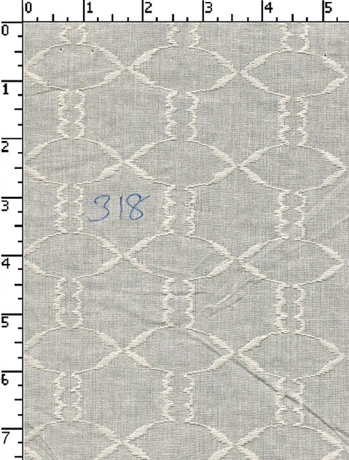 100% Cotton Greige Dobby Hexagons Natural Lapet 100X120/80X72 Rbt-318