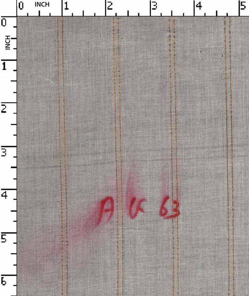 100% Cotton Greige Plain Awning Stripe Gold Lurex   Gsm-70 Akt-Au63-Bb