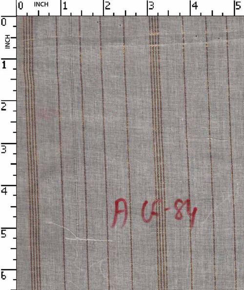 100% Cotton Greige Plain Barcode Stripe Gold Lurex   Gsm-61 Akt-Au84-Bb