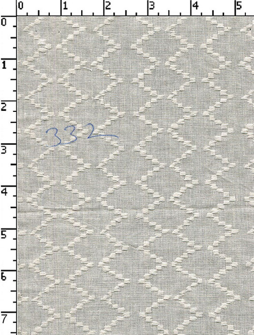 100% Cotton Greige Dobby Diagonal  Checks Natural Lapet 100X120/80X72 Rbt-332