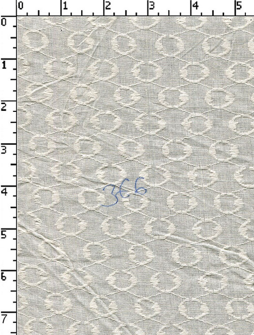 100% Cotton Greige Dobby Small Circles Natural Lapet 100X120/80X72 Rbt-366