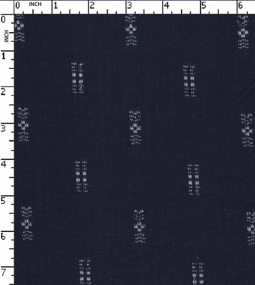 100% Cotton Yarn Dyed Dobby Butta Navy/White  2/40X2/40X20-56X40 Gsm-119 Sgk-4135-Db