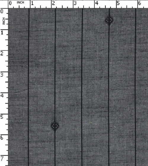 100% Cotton Yarn Dyed Plain Chambray Slub With Stripe Butta Black/White  30X2/40X30-80X72 Gsm-127 Sgk-4124-Db