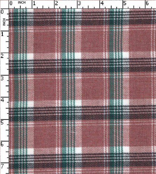 100% Cotton Yarn Dyed Twill Medium Check With Melange Brown/White/Navy/Green   Gsm-148 Mcc-60031-Gb