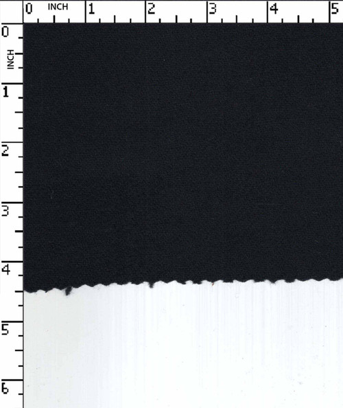Poly Wool Solid Dyed Twill Melange Black Brushed Suiting Gsm-315 WCM-3268C-GB