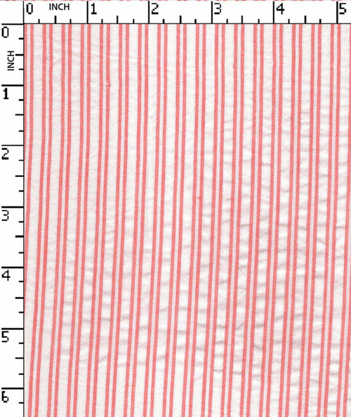 100% Cotton Yarn Dyed Seersucker Pencil Stripe White/Orange   Gsm-136 Mif-4743-Gb